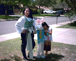 My wee one and the Easter Bunny