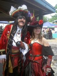 Captain Hook and Lady Brandy Blackrose