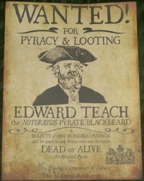 Replica Cutthroat Island Wanted poster