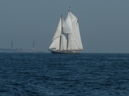 More information about "Meeting  "Bluenose" off Twin Lights Island."