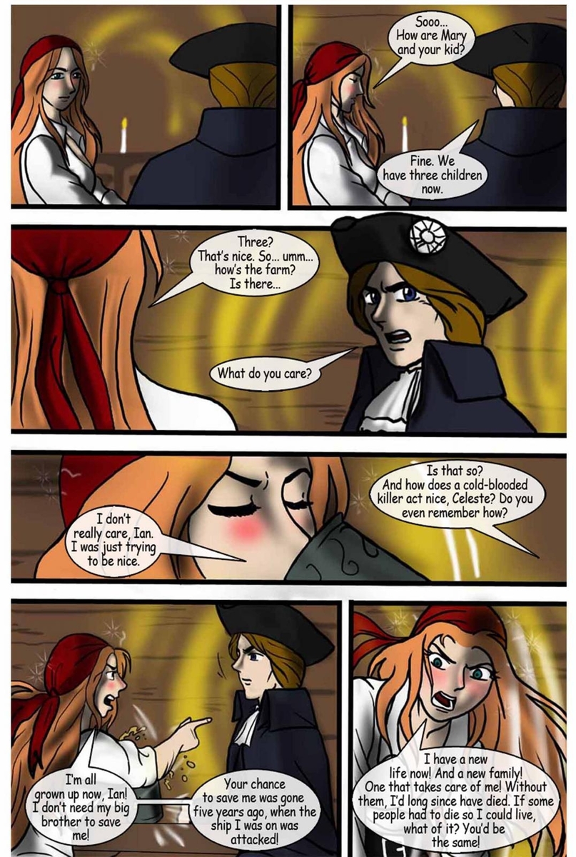 Pirate Lily's Comic of Celeste the Pirate artwork