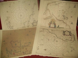 Replica 17th Century Dutch Sea Charts