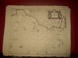 Replica 1666 Dutch Seachart of the Atlantic Islands (Azores, Madeira & Canary Islands)