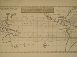 Replica 1715 view of ye general and coasting trade-winds, monsoons or ye shifting trade winds through ye world