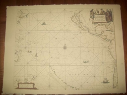 Replica 1675 English Seachart of the South Sea
