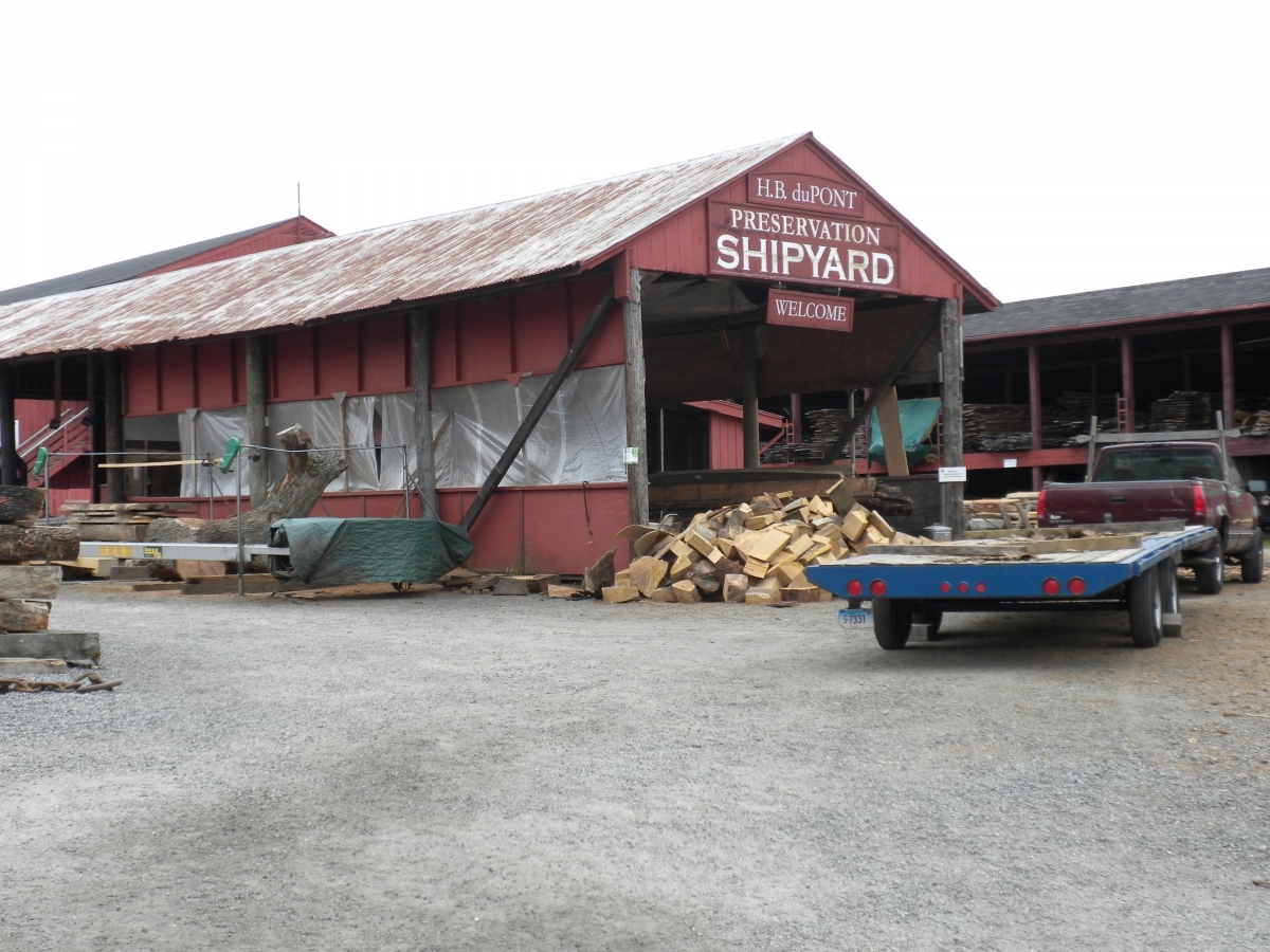 Restoration Lumber at Mystic Seaport