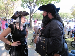 Blackbeard visits the festival