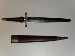 A replica of a Late 17th / early 18th Century English militia plug bayonet