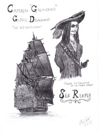 Captain Greyhound  El Senor Rojo  Gabriel Drummond By PirateoftheCaribbean
