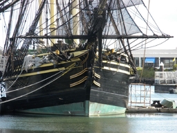 The bow of the "Friendship" of Salem