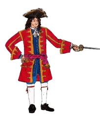 English Admiral Early 18th Century