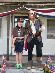 Cap't Tony and Jim Hawkins at the Marcus Hook Plank House
