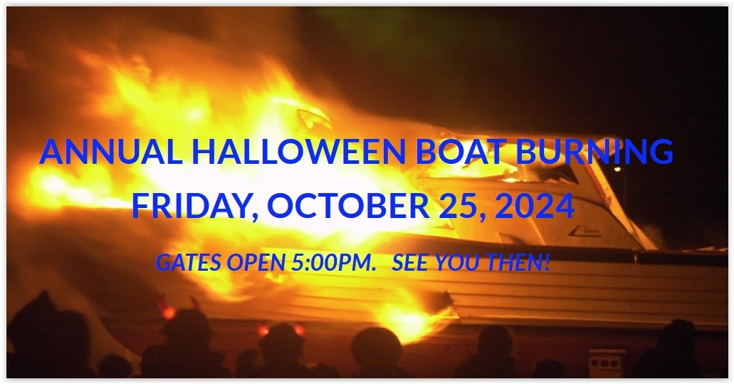 Annual Halloween Boat Burning at Long Island Maritime Museum