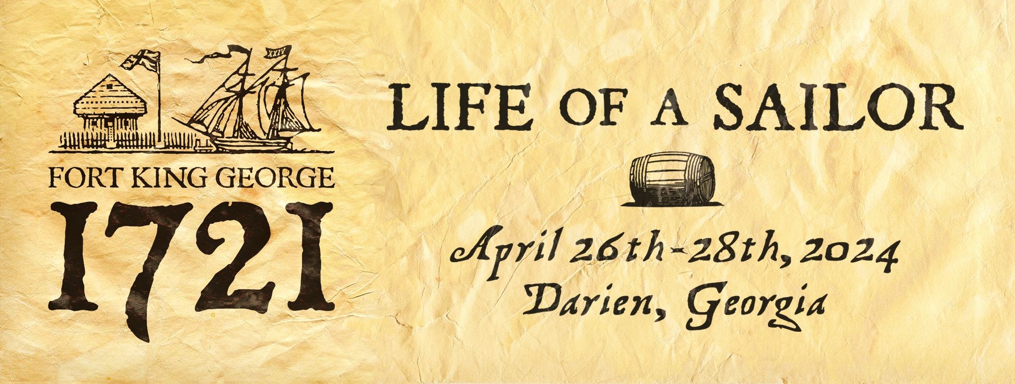 "1721" - Historic event at Ft King George - Darien, GA