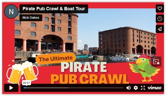 Pirate Pub Crawl and Boat Tour - Liverpool, UK