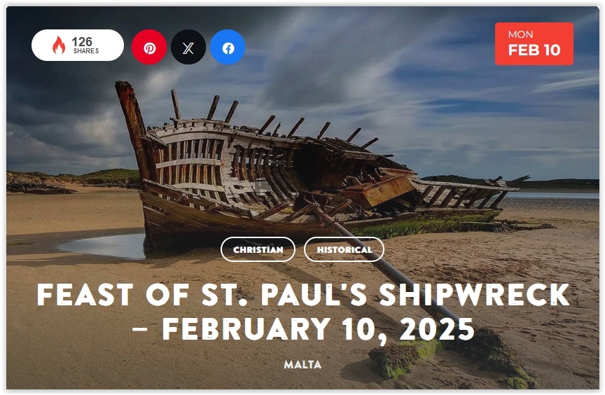 Feast of St Paul's Shipwreck - Malta