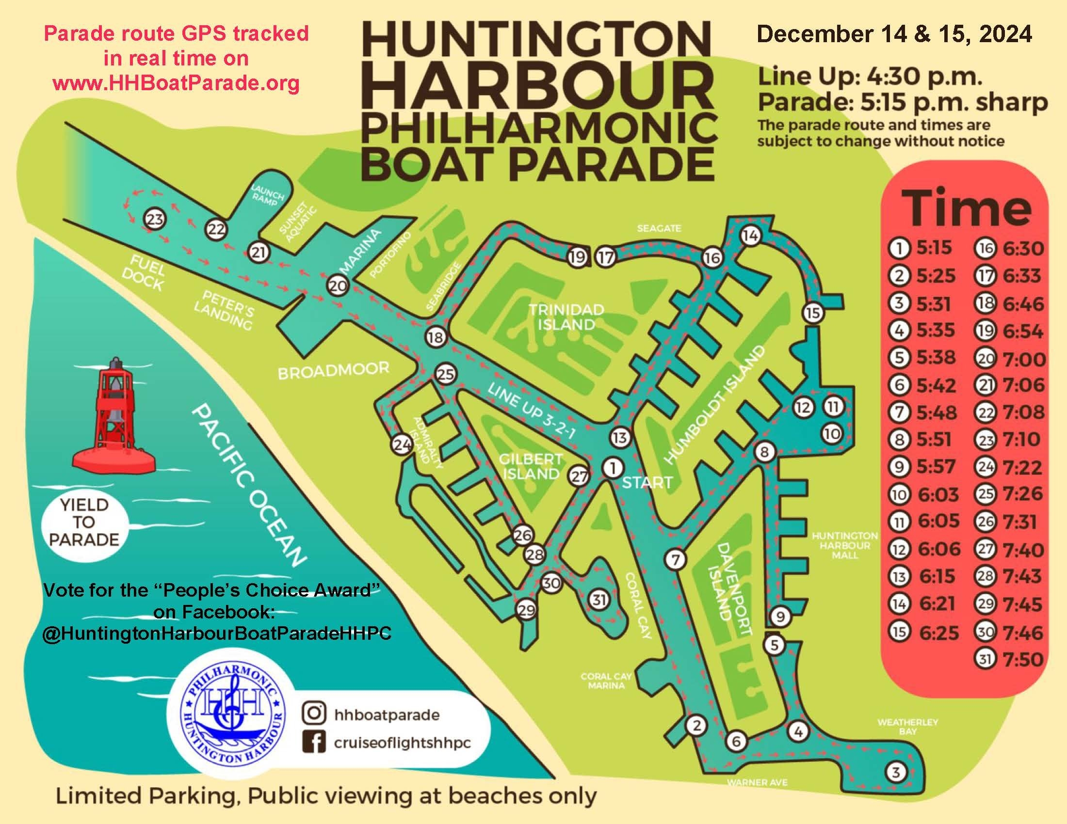 Huntington Harbour Boat Parade - Huntington Beach, CA