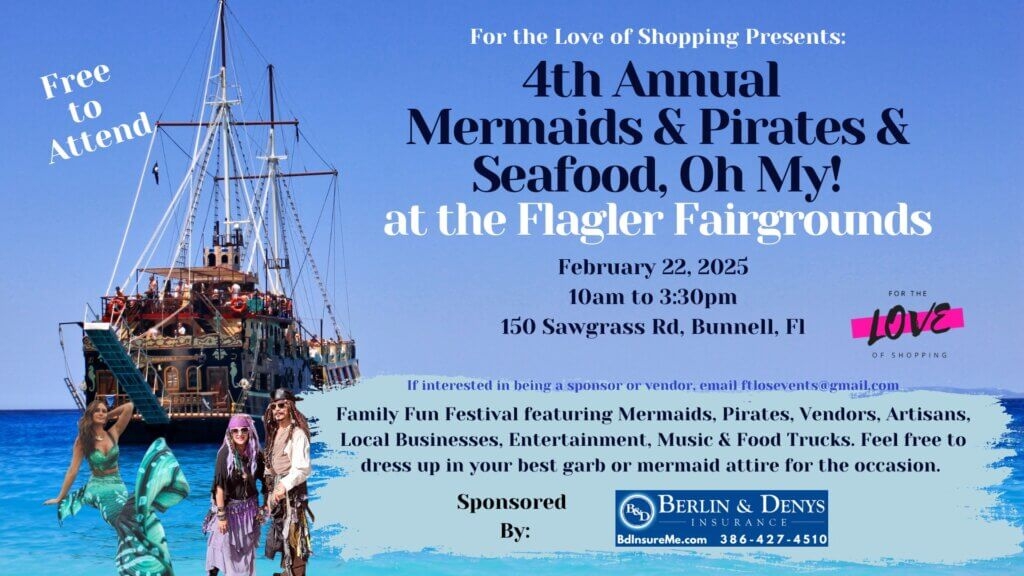 4th Annual Mermaids & Pirates & Seafood Oh My! - Port Orange, FL