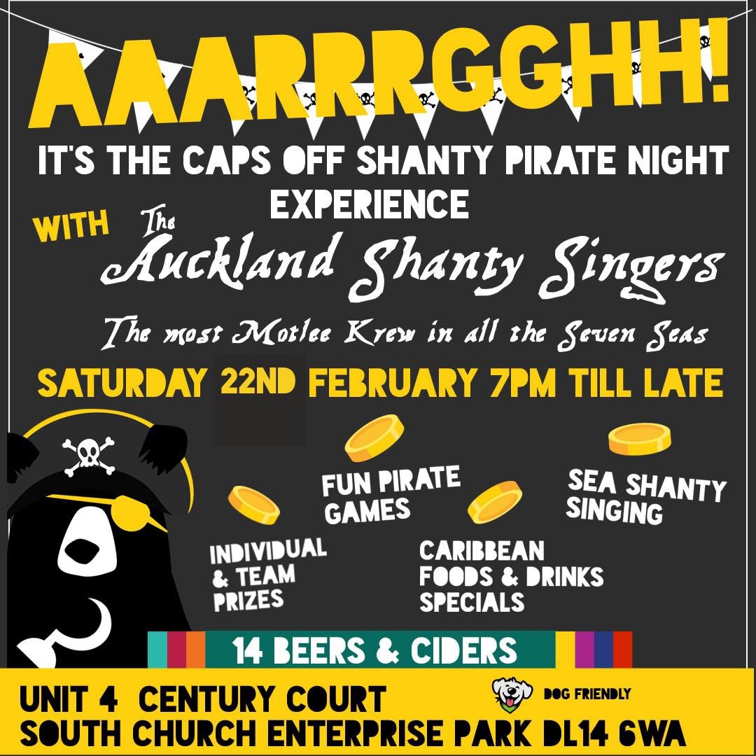 Auckland Shanty Singers at Caps Off Brewery - Bishop Auckland, UK